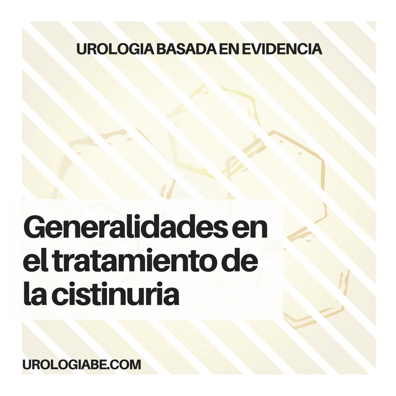 Generalidades en el tratamiento de la&nbsp;cistinuria